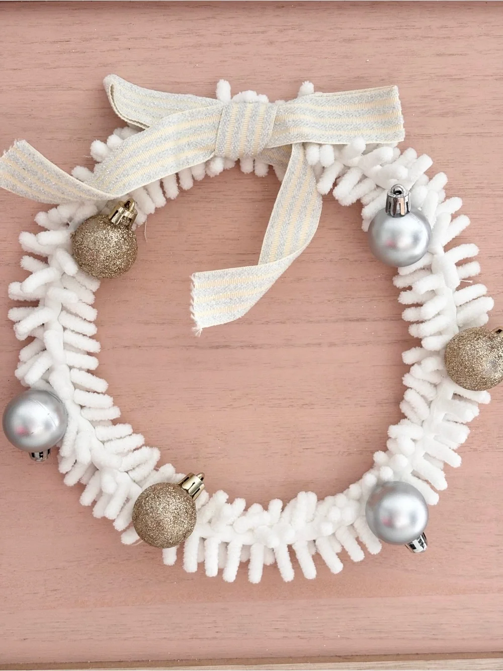 WONDERSHOP Blush Wreath Wall Art NWT
